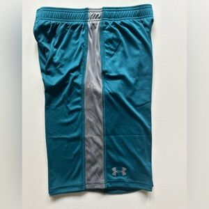 Under Armour Teel and gray- size YL